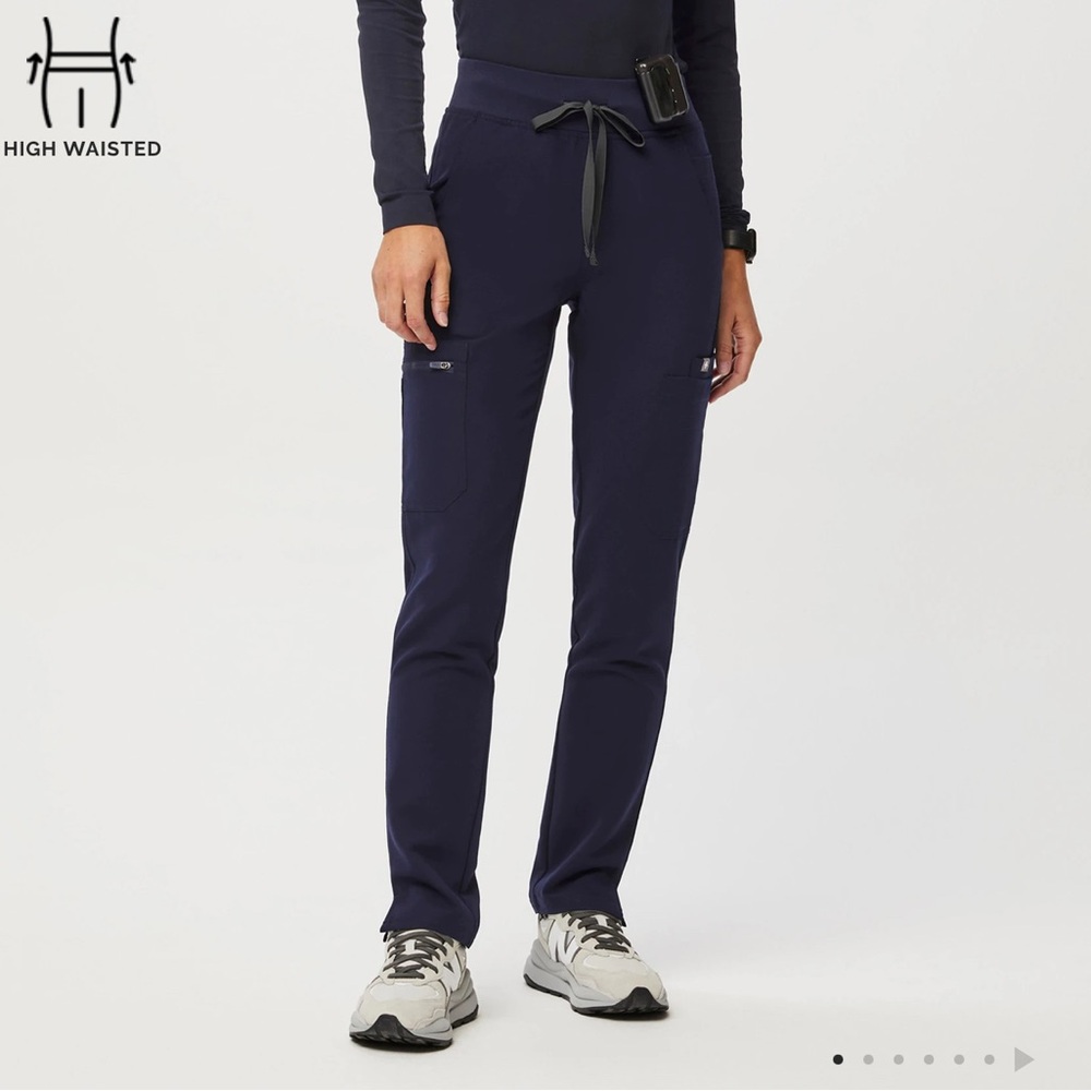 FIGS Women’s Yola Scrub Pants Navy Blue Health Care Nurse Doctor Size XS